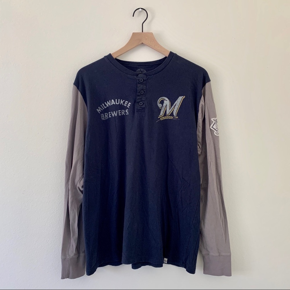 Milwaukee Brewer’s Men’s Long Sleeve Baseball Tee